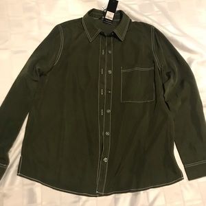 Women’s shirt olive green